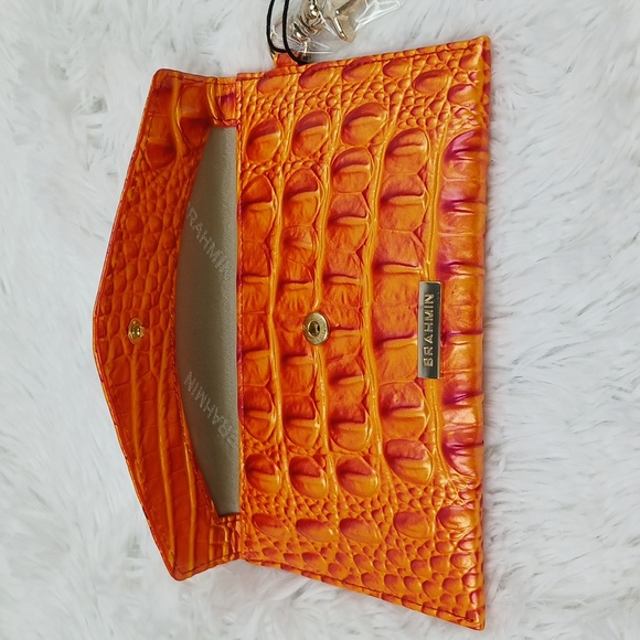 Brahmin Mini Envelope Case Dusty Orange - Picture 5 of 7